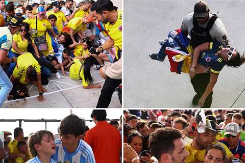 Copa América Fans Wreak Havoc At Argentina Vs. Colombia Final, Wreck Stadium