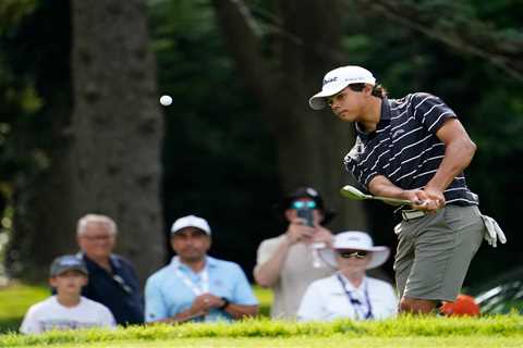 Tiger Woods keeps close eye on son Charlie’s U.S. Junior Amateur round