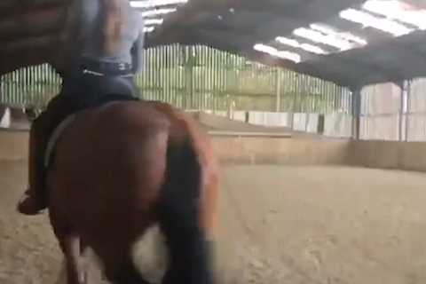 The shocking video that forced three-time gold medalist Charlotte Dujardin out of Olympics