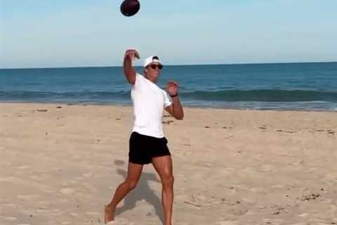 Tom Brady ‘very mad’ about losing beach football game before Michael Rubin’s white party