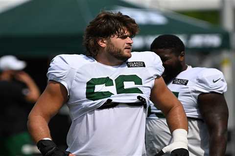 Jets confident center Joe Tippmann will figure out timing issues