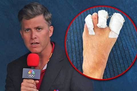 Colin Jost Says His Olympics Toe Injury's So Bad, Ants Are Crawling Inside