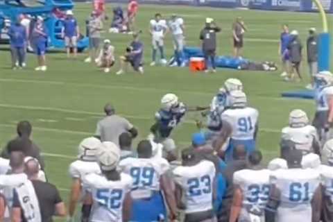 Malik Nabers throws punches as Giants brawl with Lions again