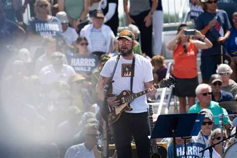 Watch Bon Iver Rally Support for Kamala Harris & Tim Walz With ‘Battle Cry of Freedom’ Cover..