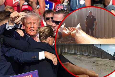 Trump Assassination Attempt Body Cam Shows Cop Hoisted Onto Roof Before Shooting