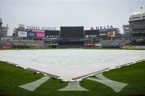 Yankees’ series opener with Rangers rained out as weather mess continues