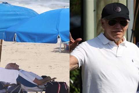 President Joe Biden Enjoys Beach Day In Delaware (Photos)