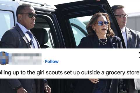 This 4-Second Clip Of Kamala Harris Greeting Reporters On A Tarmac Is Taking Over My Timeline, And..