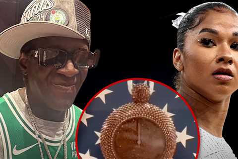 Flavor Flav Gets Custom Bronze Clock For Jordan Chiles After Medal Controversy