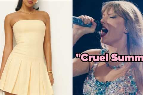 What Taylor Swift Song Represents Your Life? Choose A Gorgeous Dress In Every Color And I'll Tell..