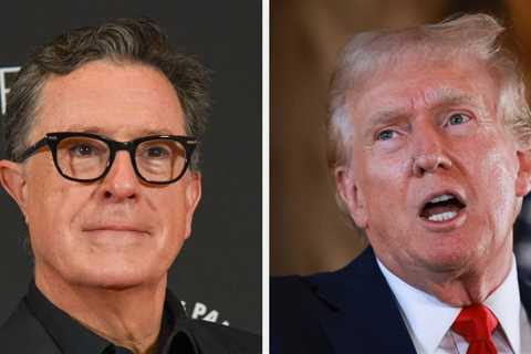 Stephen Colbert Spotted This Weird Moment Where Donald Trump Unintentionally Shaded Melania Trump