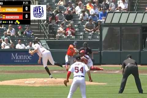 Mets prospect Drew Gilbert writhes in pain, exits game after getting hit by pitch
