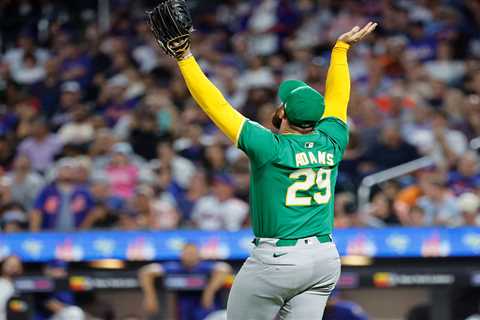 A’s Austin Adams regrets cursing after mocking Mets’ ‘OMG’ celebration