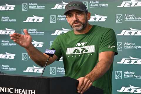 Aaron Rodgers calls Jets training camp his hardest ‘in last seven or eight’ years