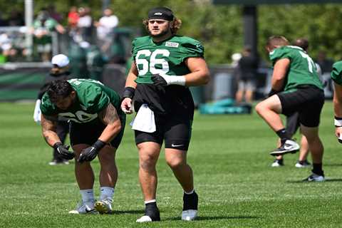 Jets offensive line’s transformation will get another Giants test