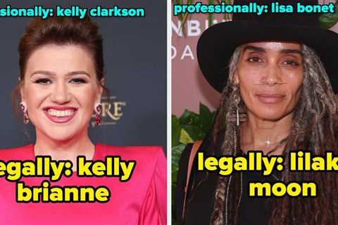 15 Celebrities Who Legally Changed Their Names (And Why)