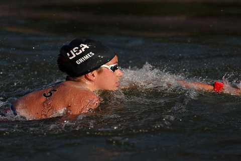 Silver medalist Katie Grimes glad to be done with Seine River after Olympic ‘challenge’