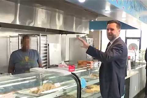 J.D. Vance Has Awkward Conversation With Donut Store Employee