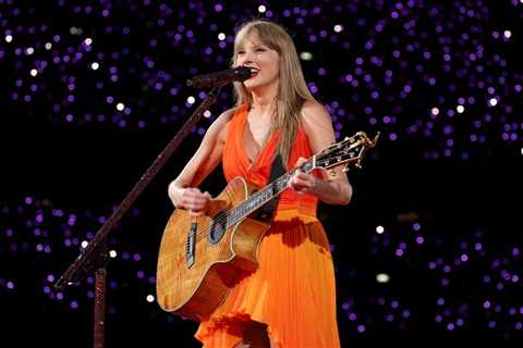 Wembley Stadium Gifts Taylor Swift Custom Guitar to Celebrate Eras Tour Achievement