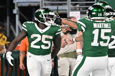 Jets’ Israel Abanikanda makes case to make squad with long TD run