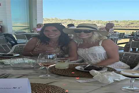 Holly Willoughby reunited with Christine Lampard in Portugal for a boozy event