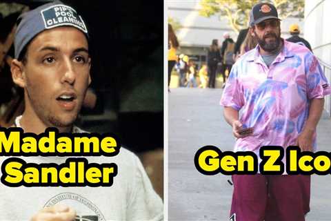 Adam Sandler Broke Down His Goofy Outfits, And He's Learning To Accept His Status As A Gen Z..