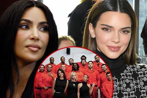 Kim Kardashian & Kendall Jenner Show Support For Prison Firemen Program