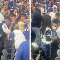 Cowboys Fan Pummels Giants Supporter In Violent Fistfight At MetLife Stadium