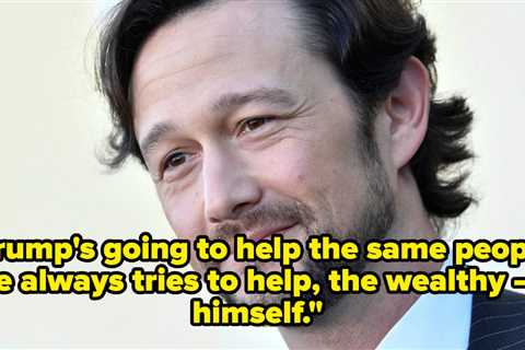 People Are Praising Joseph Gordon-Levitt For Rejecting Former President Donald Trump's $70,000 Tax..