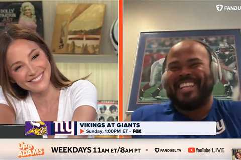 Kay Adams addresses Daniel Jones dating buzz after viral beard moment