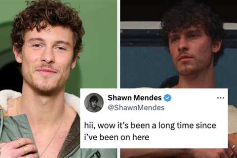 Shawn Mendes Proved He's Back On Twitter With A Thirsty Photo, And Everyone Is Losing It
