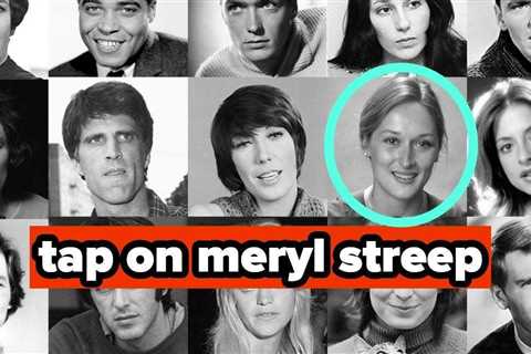 Can You Identify These Famous People Over 70 Based On Pictures Of Them In Their 20s?