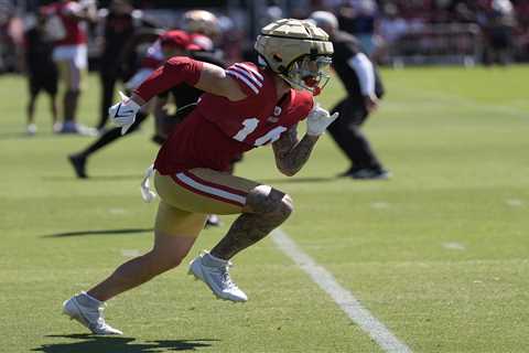 Ricky Pearsall taking in 49ers-Jets at Levi’s Stadium a week after being shot