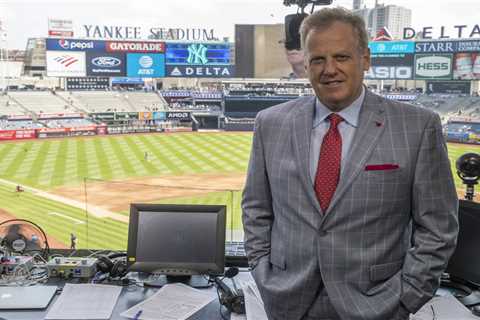 Yankees’ announcer Michael Kay stunned by Gerrit Cole’s intentional walk to Red Sox star Rafael..