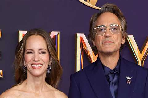 Nominee Robert Downey Jr & Wife Susan Arrive for Emmy Awards 2024