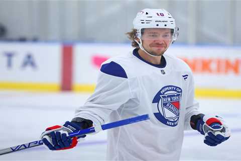 Rangers have kept potent Artemi Panarin line intact early in training camp