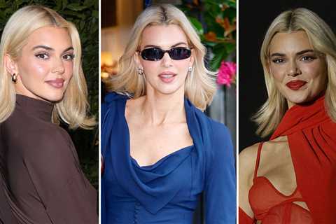 Kendall Jenner's Blonde Hair Captures Attention During Paris Fashion Week