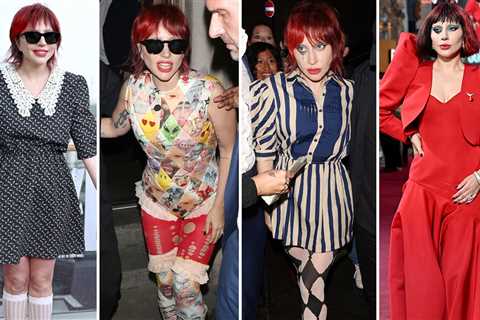 Lady Gaga Wears Wacky Outfits for 'Joker: Folie à Deux' London Premiere