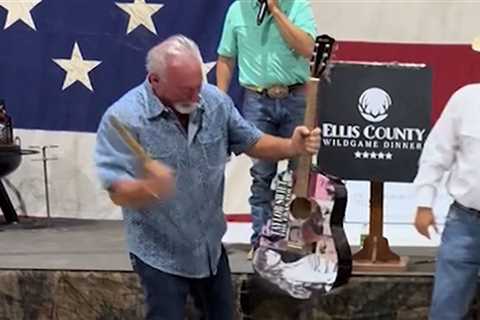 Man Buys Taylor Swift's Autographed Guitar at Auction, Then Destroys It