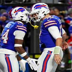 Josh Allen, Stefon Diggs collide for first time since once-inseparable duo’s Bills divorce