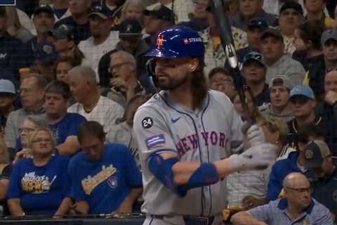 Mets’ Jesse Winker booed mercilessly by Brewers fans in Game 3 after Willy Adames flap