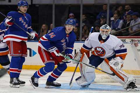 Matt Rempe-Adam Edstrom combo gives Rangers size, energy on fourth line