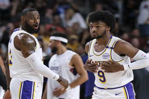 LeBron James, son Bronny make NBA history as first father-son duo to play together