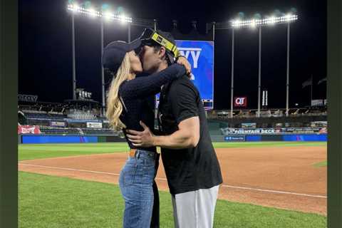 Gerrit Cole has touching moment with wife Amy after brilliant ALDS performance