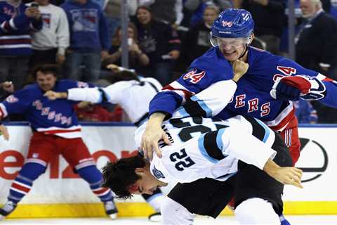 Rangers’ Adam Edstrom got into first fight of hockey career