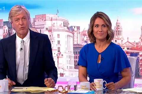 Richard Madeley stuns viewers with cheeky slip-up on Good Morning Britain