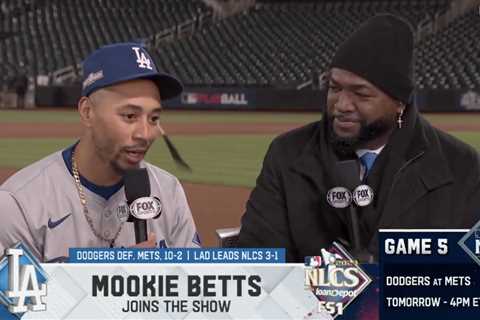 Dodgers’ Mookie Betts issues NLCS Game 5 warning to Mets