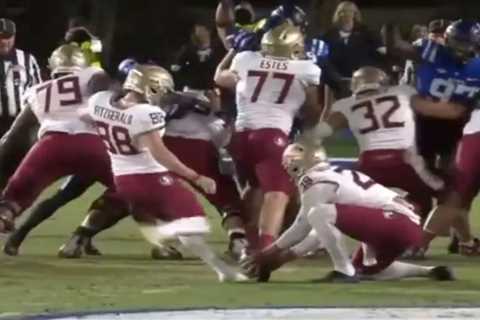 Florida State’s miserable season now includes worst field goal attempt ever