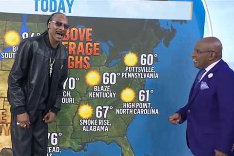 Snoop Dogg Plays Meteorologist & Delivers Stoner-Themed Weather Report on ‘Today’