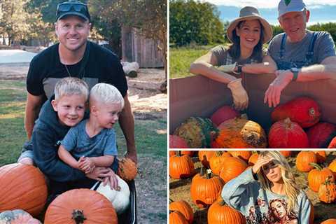 Celebs Pumped For Pumpkins -- Patch You Later!